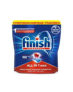 Таблетки FINISH ALL IN ONE MAX 100 шт 1.88 кг 3065326